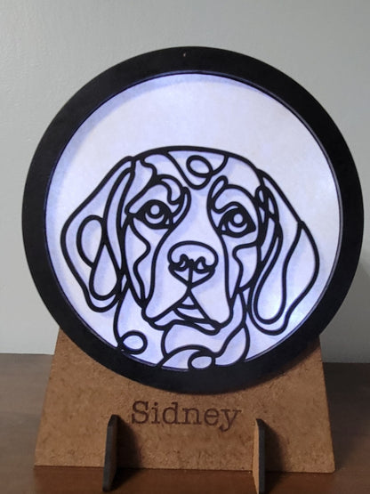 Dog Silhouette Series