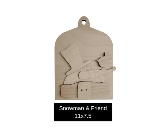 Snowman with Friend
