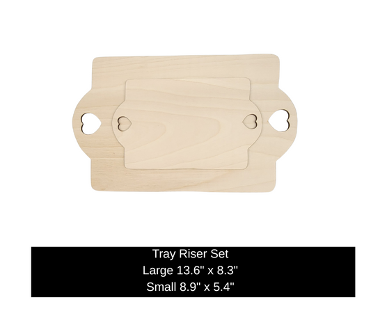 (2) Piece Riser Set
