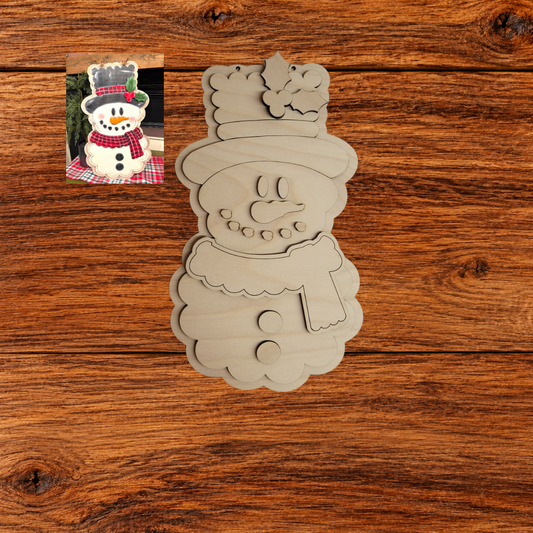 Jolly Snowman – Layered DIY Wood Kit