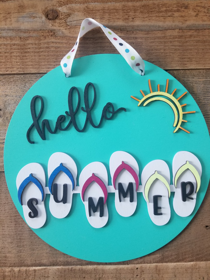 Hello Summer Flip Flop Kit