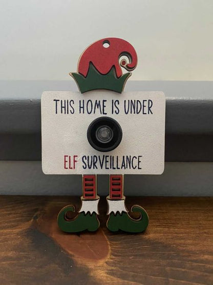 Elf Surveillance DIY Ornament