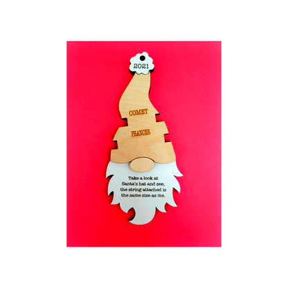 Gnome Height DIY Ornament Kit