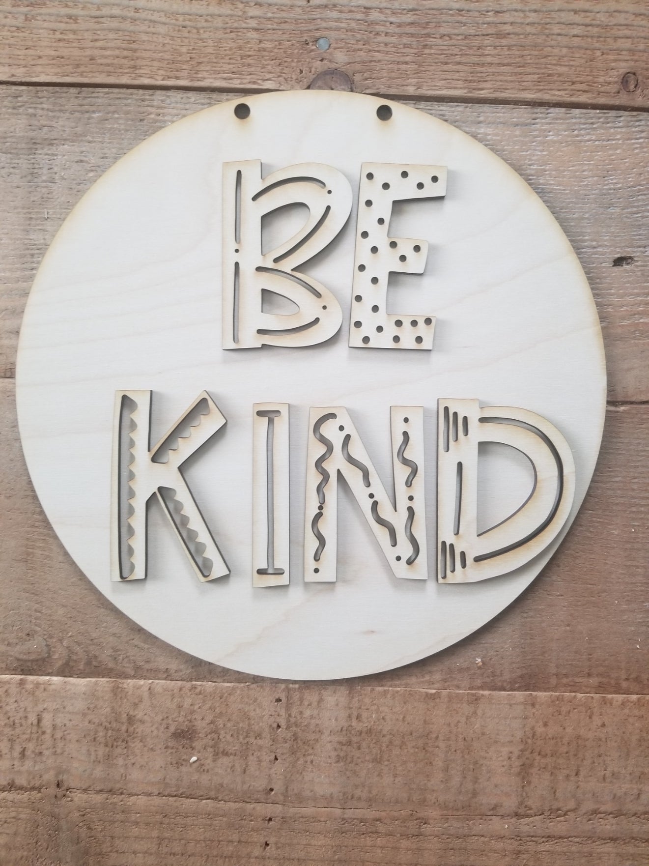 Be Kind Wood Round Kit