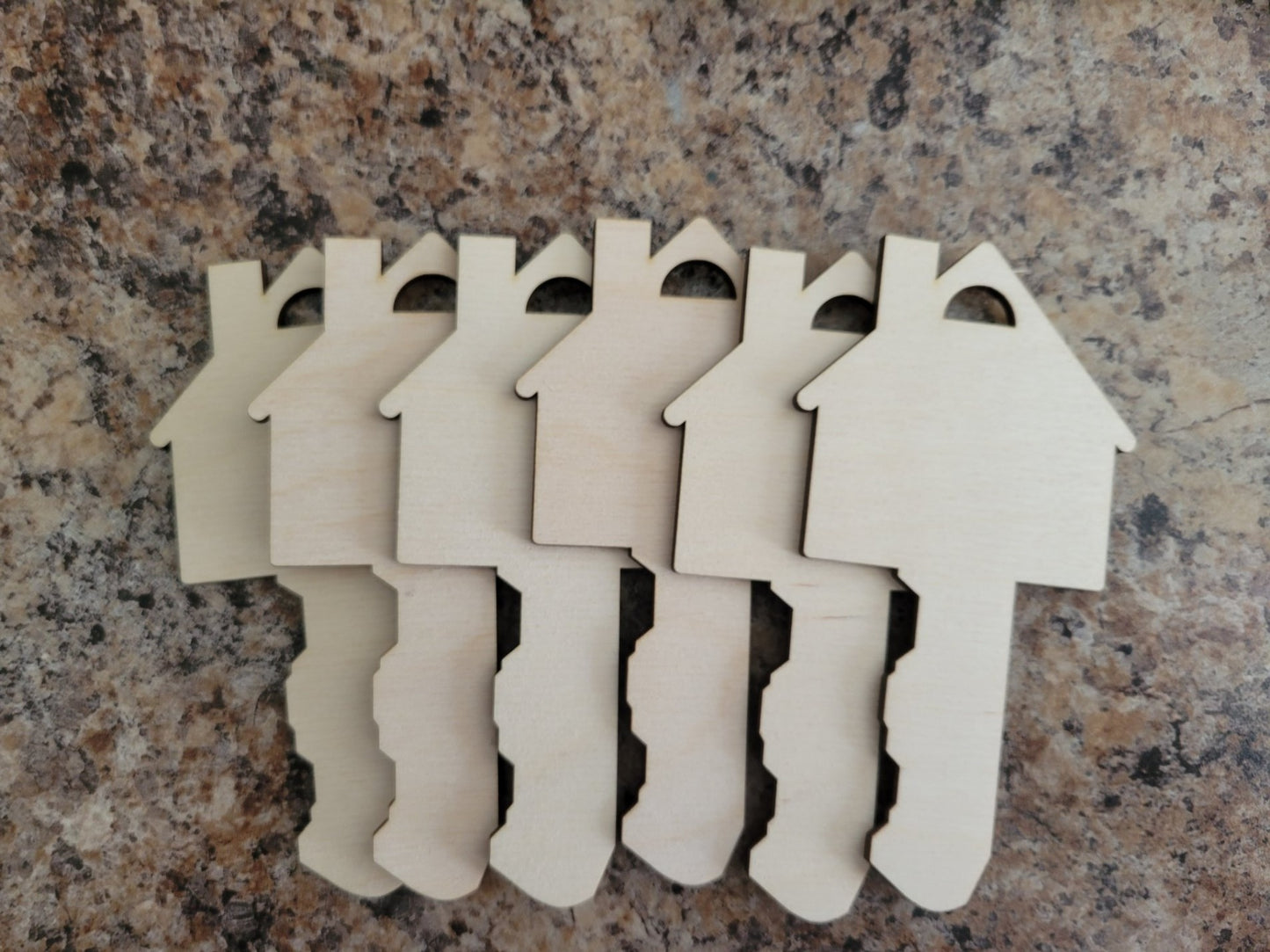 Key Ornament (set of 6)