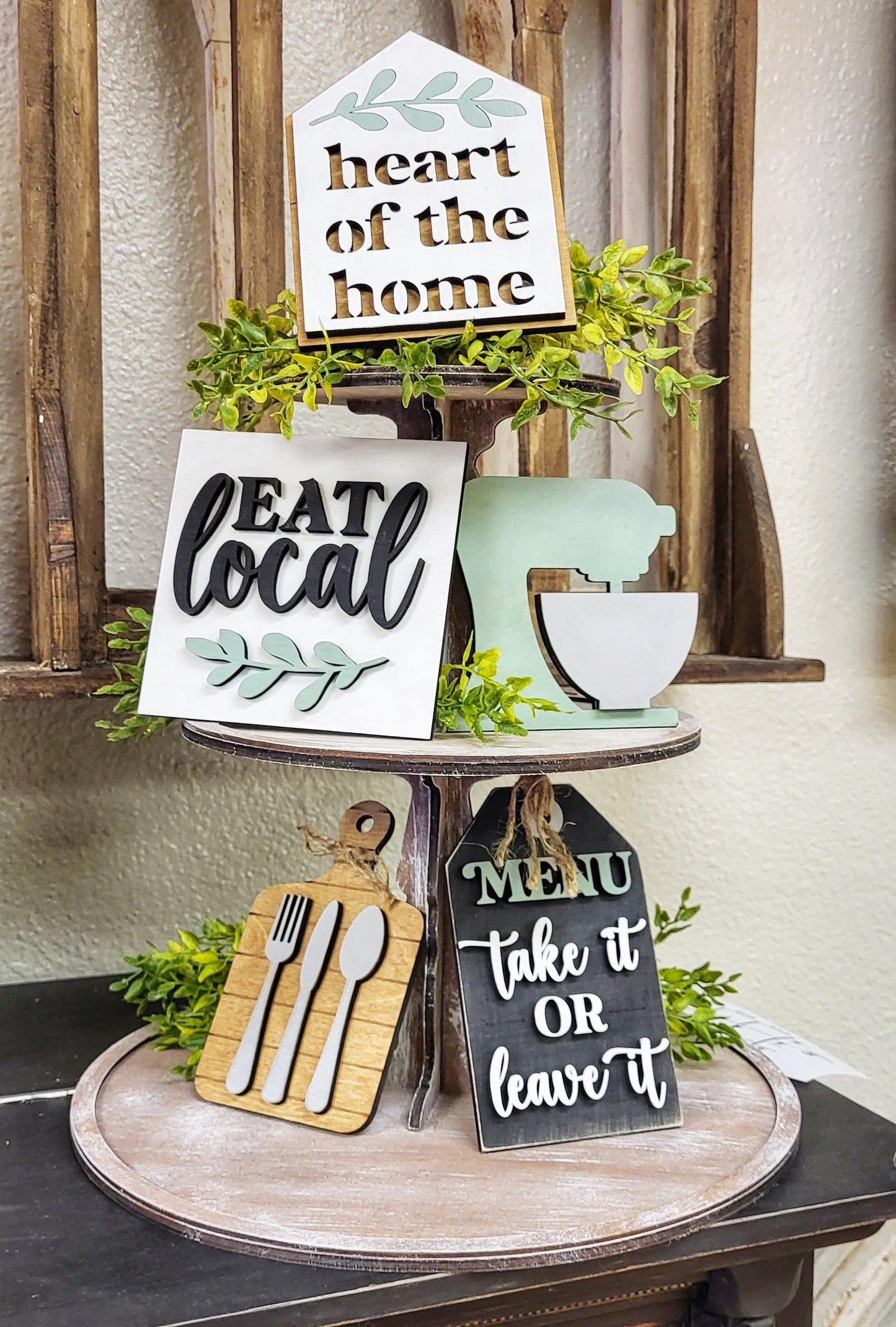 Eat Local DIY Tiered Tray