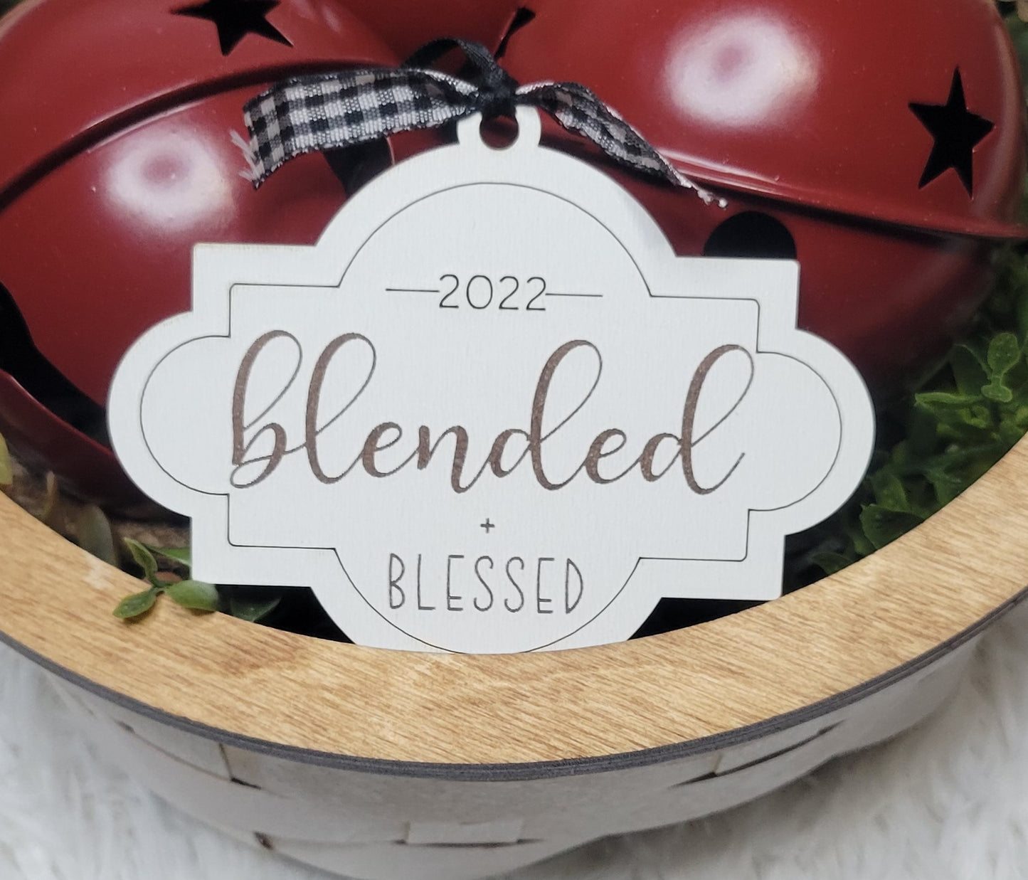 Blend, Blended, Blessed, Blend, Ornament, Christmas Ornament