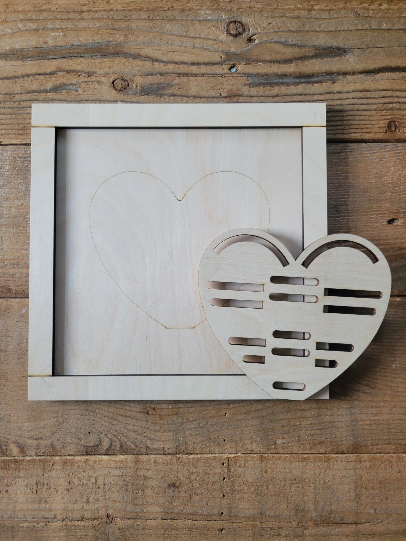 Heartstring Frame Rag Tie Heart Frame Kit – Not Just Frames