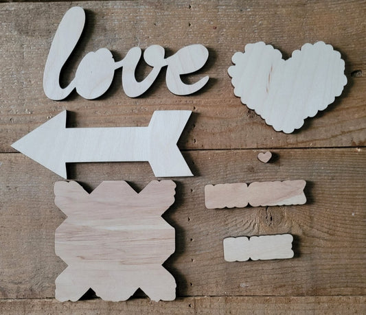 Chalk, Chalk Couture, Cut outs, Love, Love Shack 