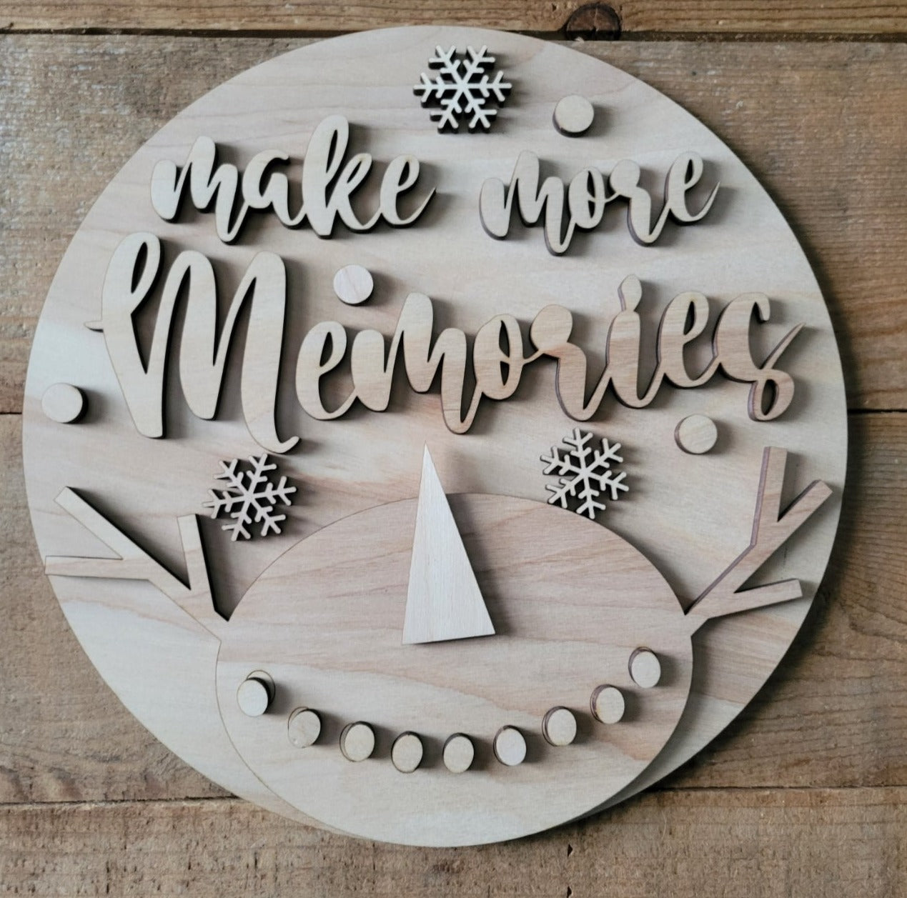 Memories, Snowman, Snowmen, Make, More, Memories, Snow, Snowflakes, Chilly, Cold, DIY KIT