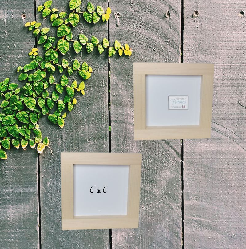 6x6 Picture Frame Gold Wood 6x6 Frame 6 x 6 Frames 6 x 6 