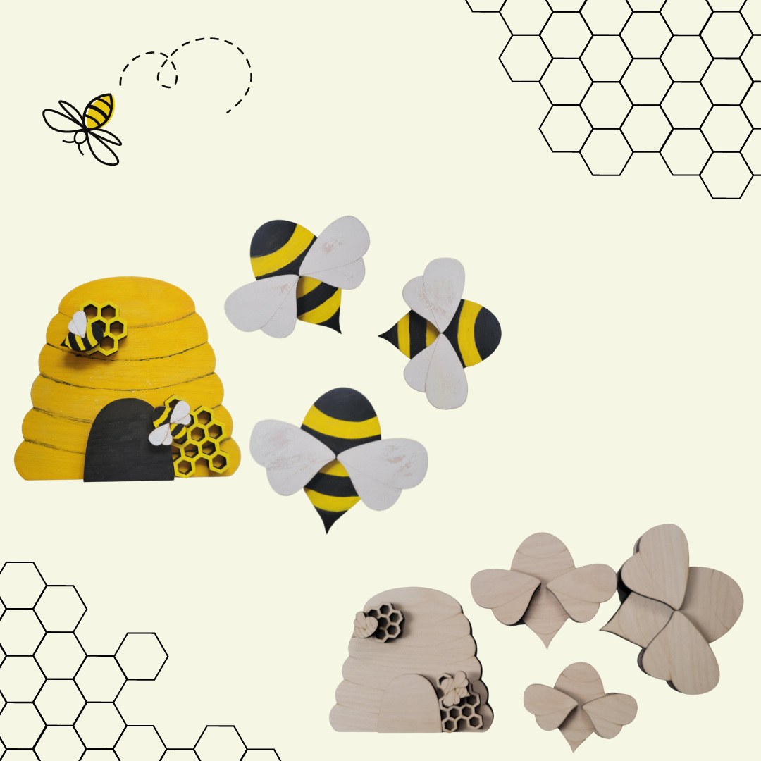 Primitive Bee Trio