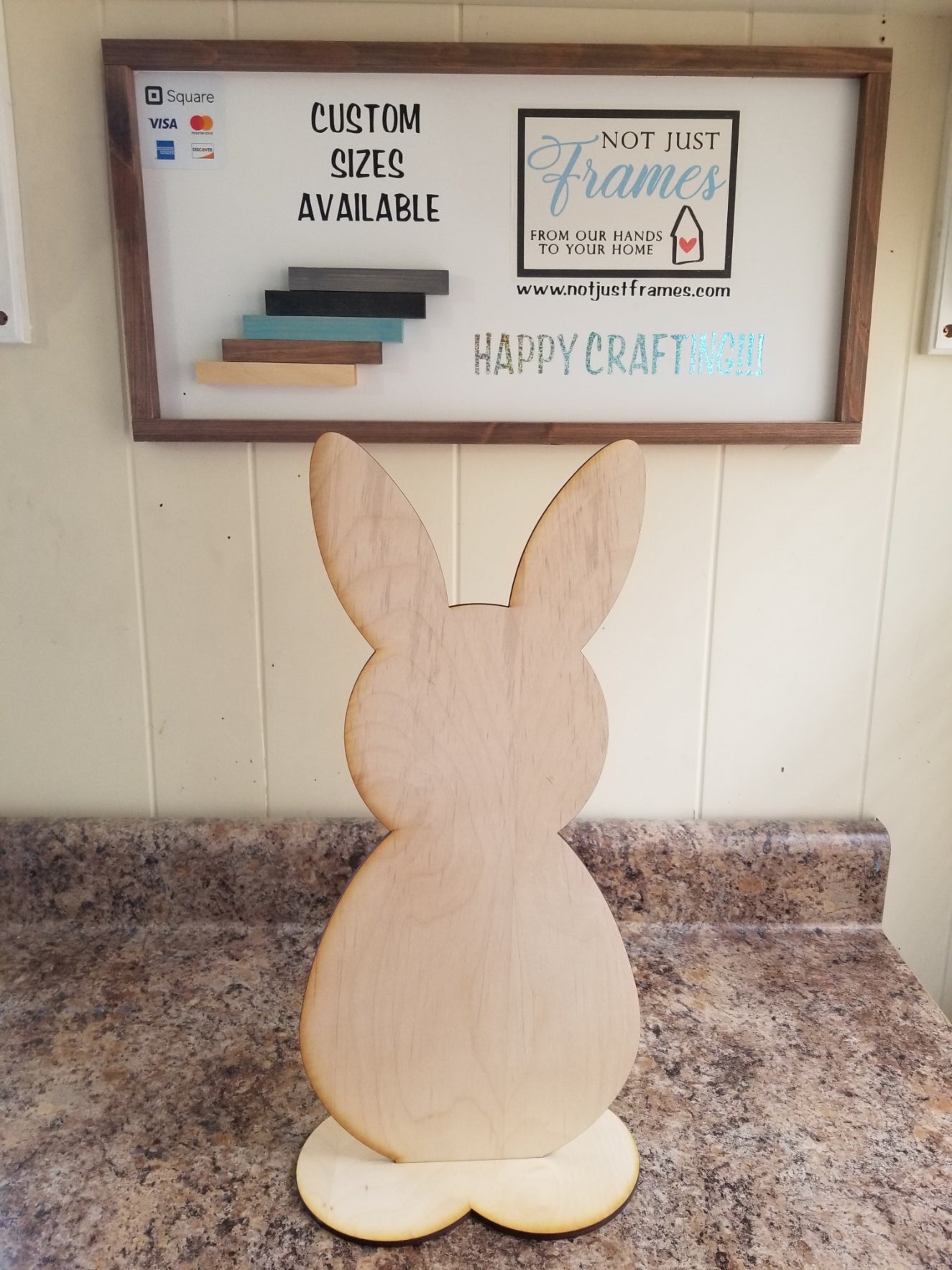 Wood Signs  Wood Blanks  Shape Blanks  Laser DIY  Hoppity  Hippity  Easter Bunny  Easter  Door Tags  Crafty Gifts  Bunny  Blank Shapes