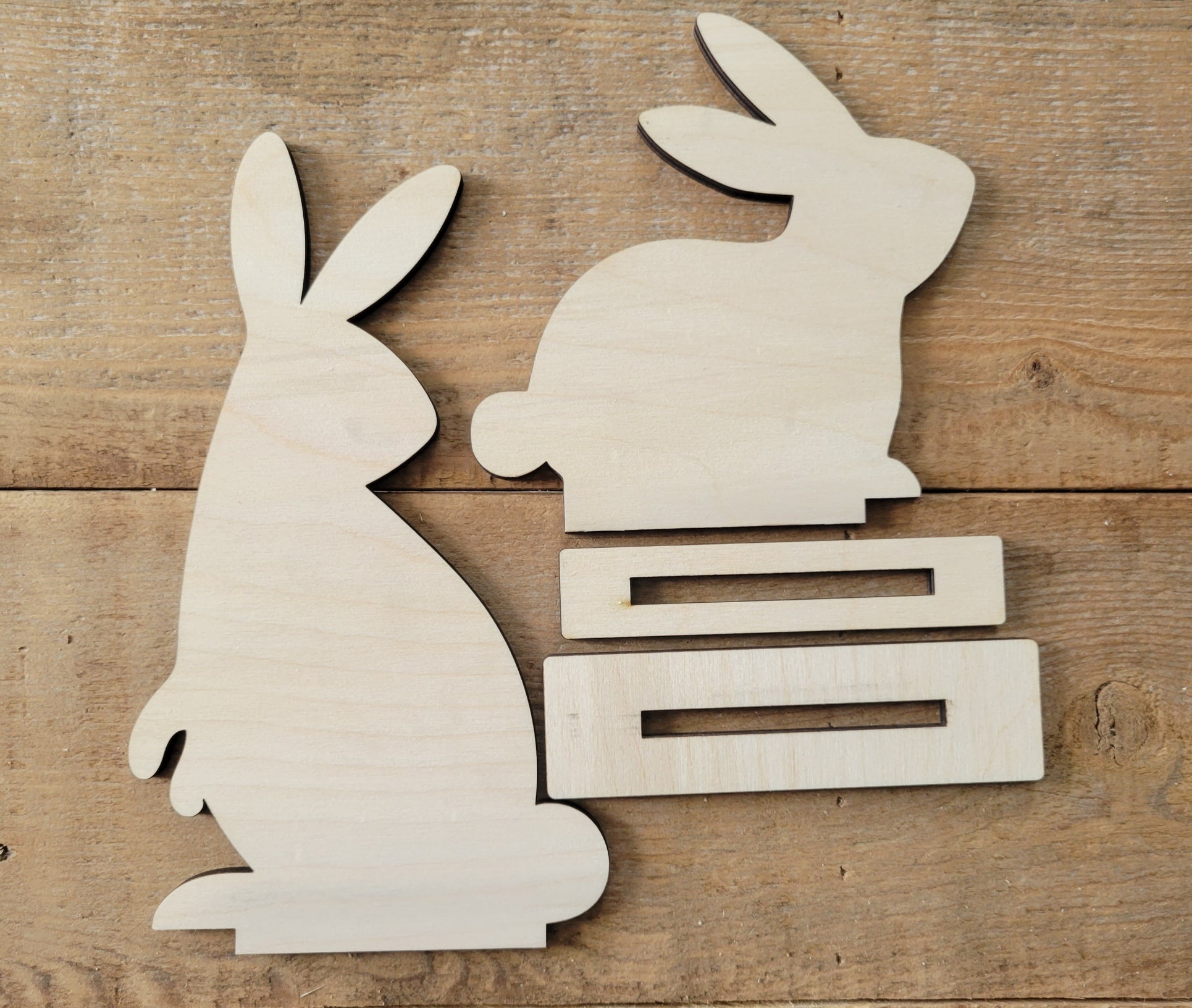 Easter Wooden Rabbit Patterns