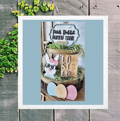 Finished DIY Peter Rabbit Easter Kit