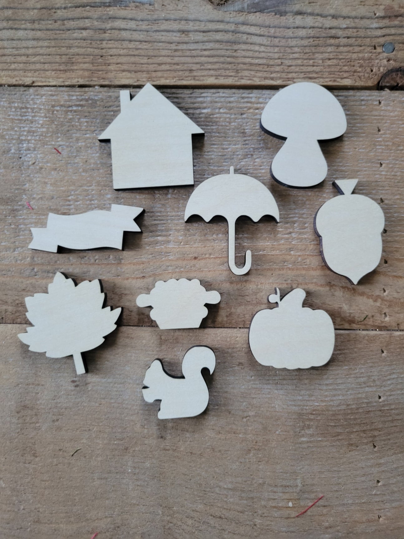 Fall/Winter Mini Wood Cut Outs