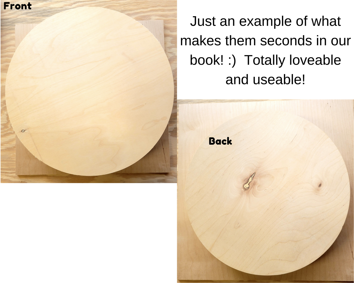 Imperfect Wood Rounds (set of 6)