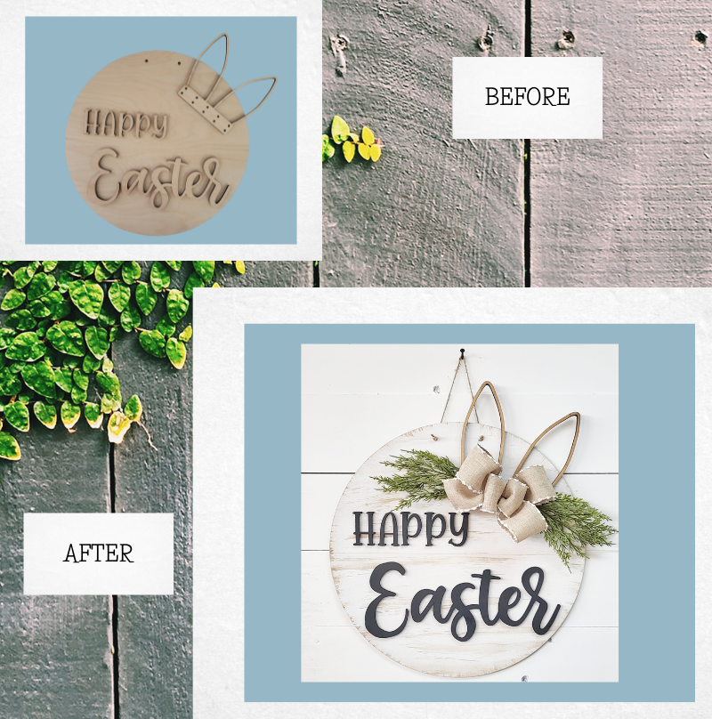 Happy Easter Door Hanger