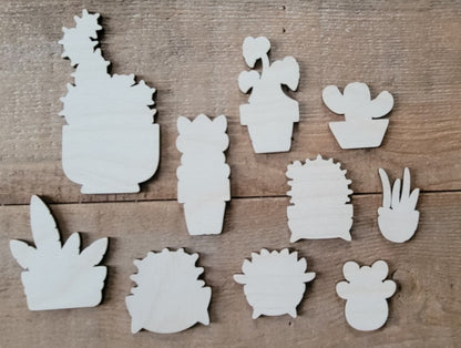 succulent, cactus, chalk couture, B2211307, Home is Where My Plants Are, Wood Signs  Wood Blanks  succulent  Shape Blanks  Laser DIY  Home  Fun  DIY Kit  diy  Cute  Crafty Gifts  craft  Chalk Couture  cactus  Blank Shapes