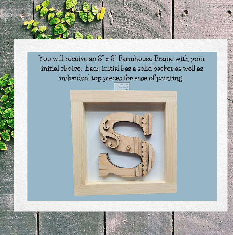 Initial Farmhouse Sign Kit