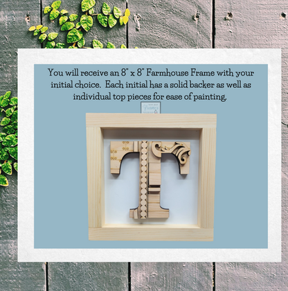 Initial Farmhouse Sign Kit