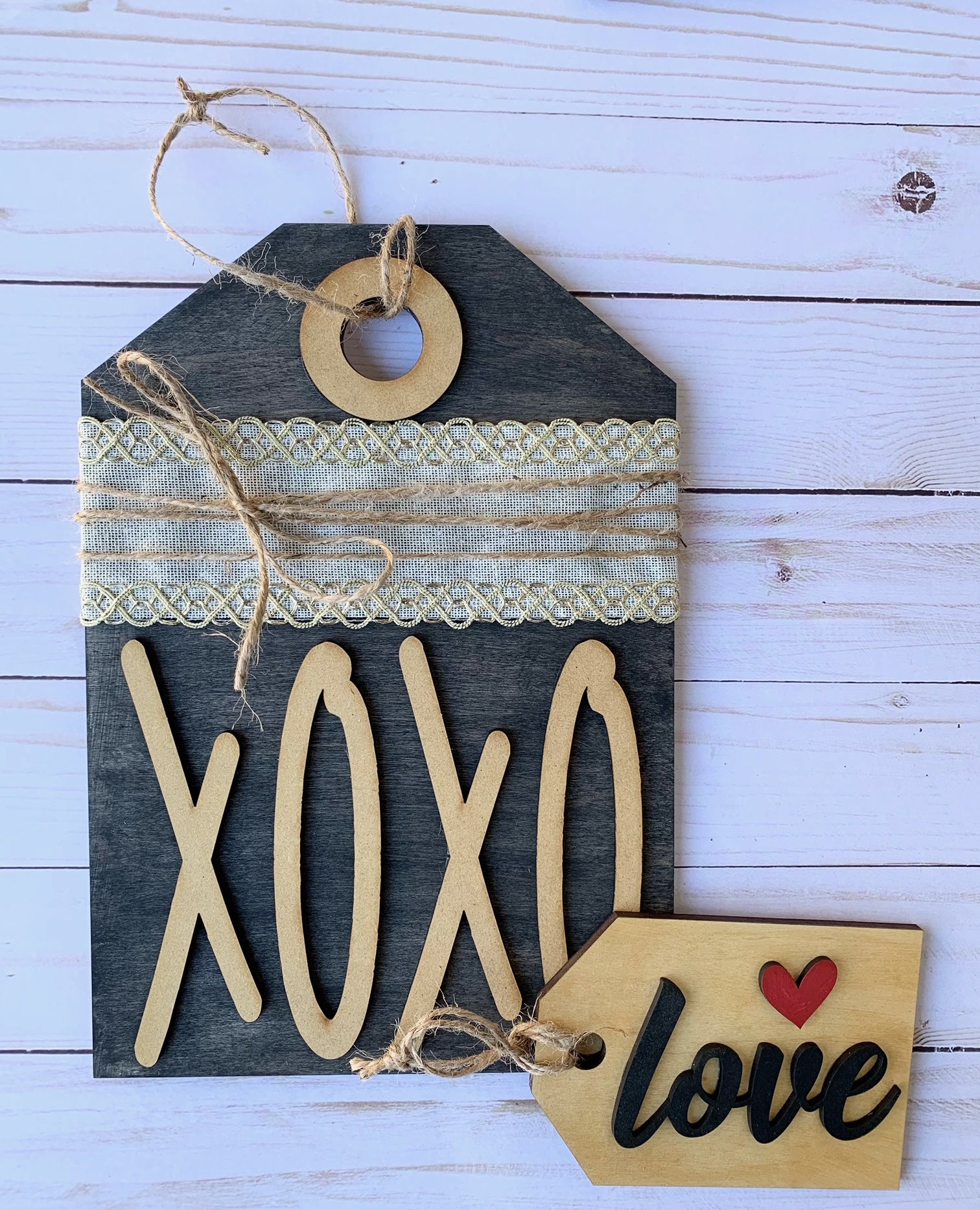 Hello Valentine Holiday Love Craft Kit XOXO Tic Tac Toe Valentine