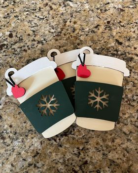 Coffee Cup, Gift Card Holder DIY Kit